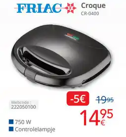 Eldi FRIAC Croque aanbieding