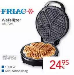 Eldi FRIAC Wafelijzer aanbieding