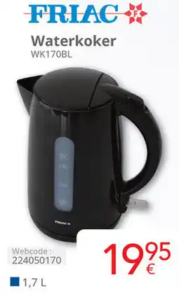 Eldi FRIAC Waterkoker WK170BL aanbieding
