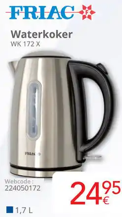 Eldi FRIAC Waterkoker WK 172 X aanbieding