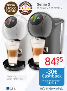 Eldi Genio S YY 4509FD/YY 4948FD aanbieding