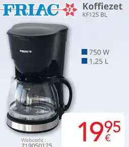 Eldi FRIAC Koffiezet KF125 BL aanbieding