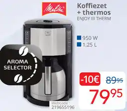 Eldi Koffiezet + thermos ENJOY III THERM aanbieding