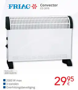 Eldi FRIAC Convector CO 2019 aanbieding