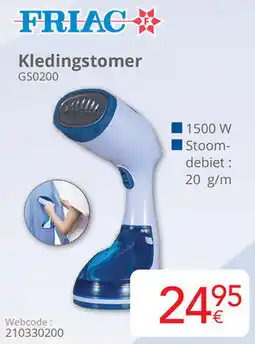 Eldi FRIAC Kledingstomer GS0200 aanbieding