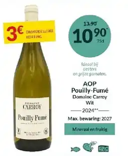 Intermarché AOP Pouilly Fumé aanbieding