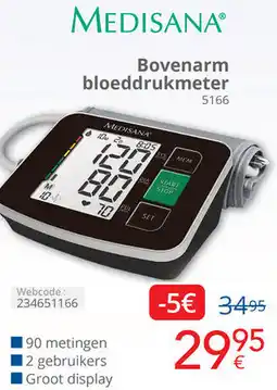 Eldi MEDISANA Bovenarm bloeddrukmeter aanbieding