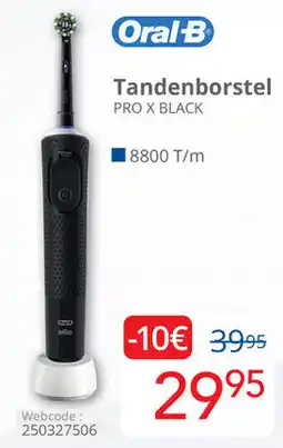 Eldi Oral-B Tandenborstel PRO X BLACK aanbieding