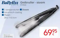 Eldi BaByliss PARIS Ontkruller - stoom ST492E aanbieding