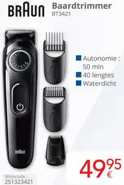 Eldi BRAUN Baardtrimmer aanbieding