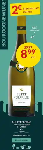 Intermarché AOP Petit Chablis aanbieding