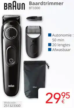 Eldi BRAUN Baardtrimmer aanbieding