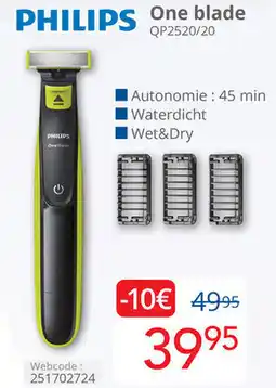 Eldi PHILIPS One blade aanbieding