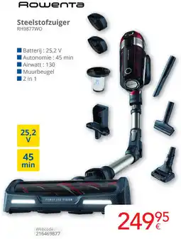 Eldi Rowenta Steelstofzuiger RH9877WO aanbieding