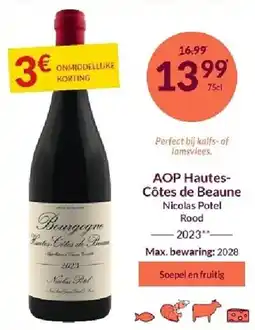 Intermarché AOP Hautes Côtes de Beaune aanbieding