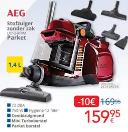 Eldi AEG Stofzuiger zonder zak LX7-2-ANIM Parket aanbieding