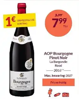 Intermarché AOP Bourgogne Pinot Noir aanbieding