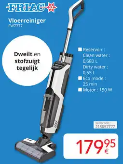 Eldi FRIAC Vloerreiniger aanbieding