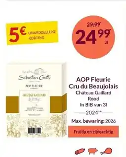 Intermarché AOP Fleurie Cru du Beaujolais aanbieding