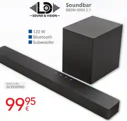 Eldi Soundbar BBSW-0900 2.1 aanbieding