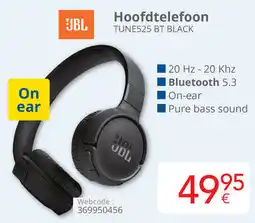 Eldi JBL Hoofdtelefoon TUNE525 BT BLACK aanbieding