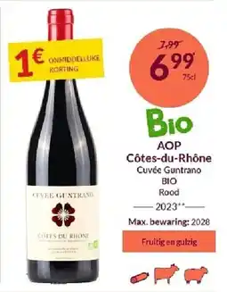 Intermarché AOP Côtes-du-Rhône aanbieding