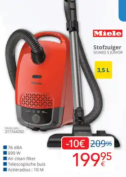 Eldi Miele Stofzuiger GUARD S JUNIOR aanbieding