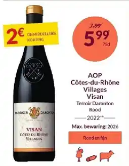 Intermarché AOP Côtes-du-Rhône Villages Visan aanbieding