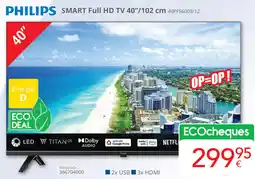Eldi PHILIPS SMART Full HD TV 40PFS6009/12 aanbieding