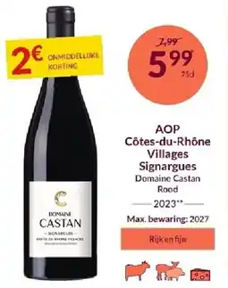 Intermarché AOP Côtes-du-Rhône Villages Signargues aanbieding