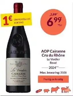 Intermarché AOP Cairanne Cru du Rhône aanbieding
