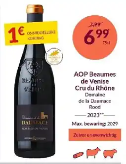 Intermarché AOP Beaumes de Venise Cru du Rhône aanbieding