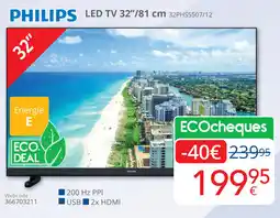 Eldi PHILIPS LED TV 32PHS5507/12 aanbieding