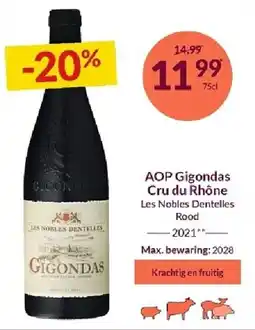 Intermarché AOP Gigondas Cru du Rhône aanbieding