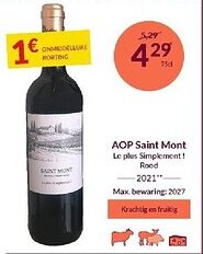 Intermarché AOP Saint Mont aanbieding