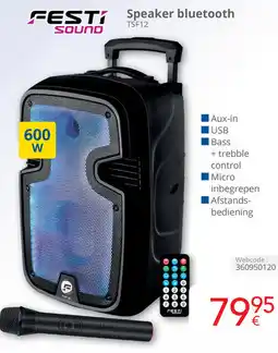 Eldi FESTI SOUND Speaker bluetooth TSF12 aanbieding
