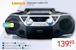 Eldi Lenco Digitale radio-CD SCD-720 aanbieding