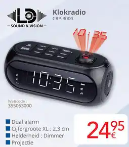Eldi Klokradio CRP-3000 aanbieding