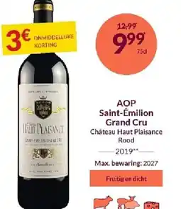 Intermarché AOP Saint-Émilion Grand Cru aanbieding