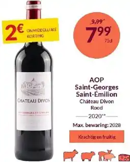 Intermarché AOP Saint-Georges Saint-Émilion aanbieding