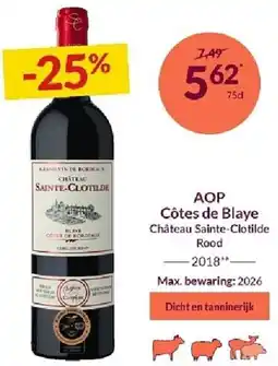 Intermarché AOP Côtes de Blaye aanbieding