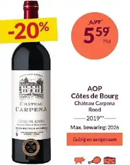 Intermarché AOP Côtes de Bourg aanbieding