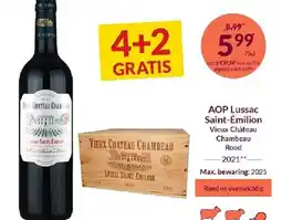 Intermarché AOP Lussac Saint-Émilion aanbieding