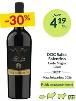 Intermarché DOC Salice Salentino aanbieding
