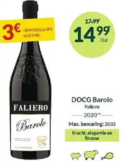 Intermarché DOCG Barolo Faliero aanbieding