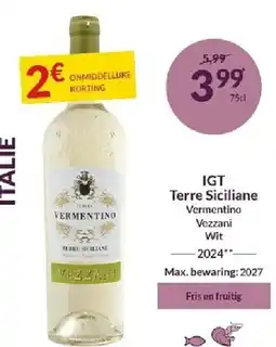 Intermarché IGT Terre Siciliane aanbieding