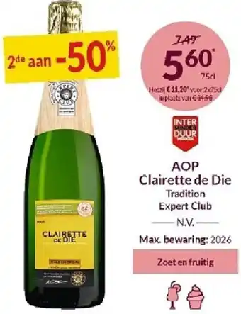 Intermarché AOP Clairette de Die aanbieding
