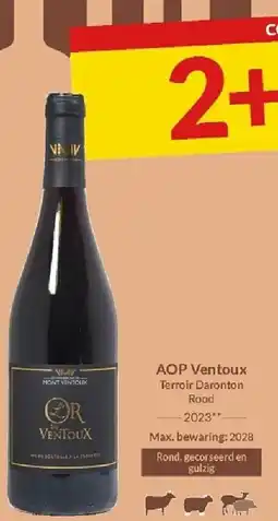 Intermarché AOP Ventoux Terroir Daronton Rood aanbieding