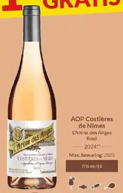 Intermarché AOP Costières de Nîmes L'Arène des Anges Rosé aanbieding