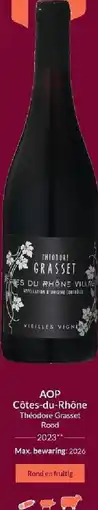 Intermarché AOP Côtes-du-Rhône Théodore Grasset Rood aanbieding